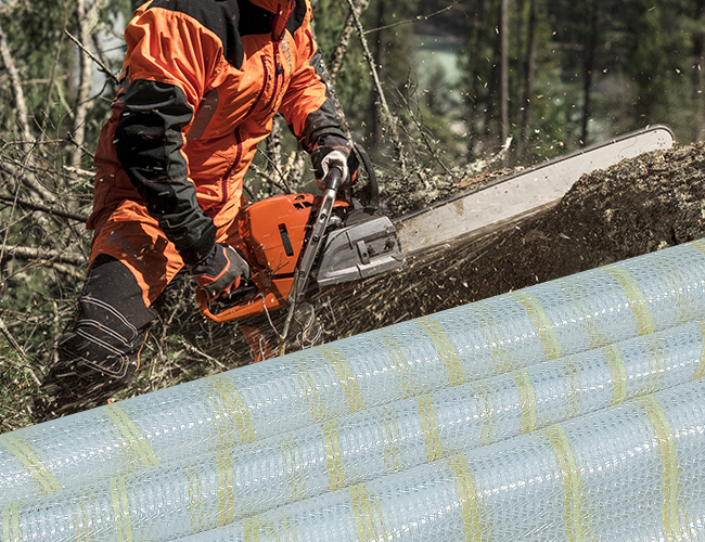 Бензопильная ткань