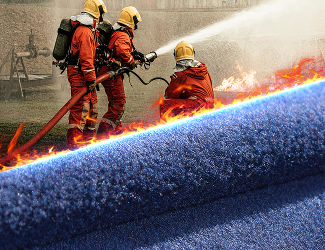 Двусторонний огнестойкий флис